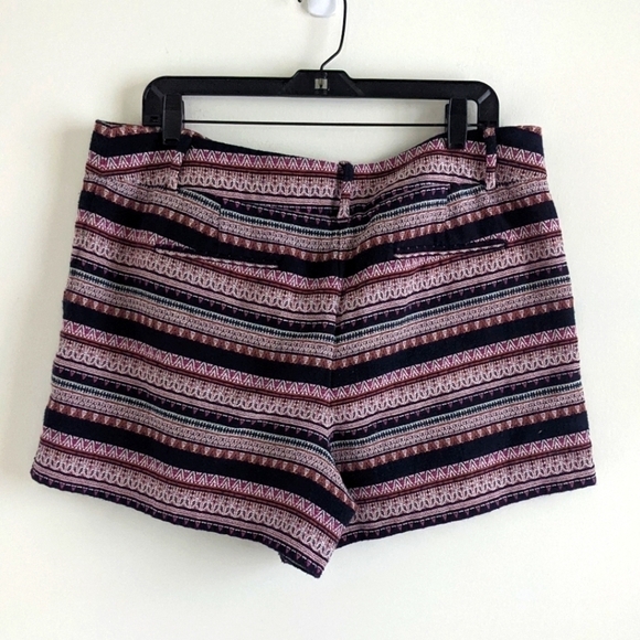 Loft Boho Cotton Tapestry Striped Shorts 14 - Picture 8 of 11